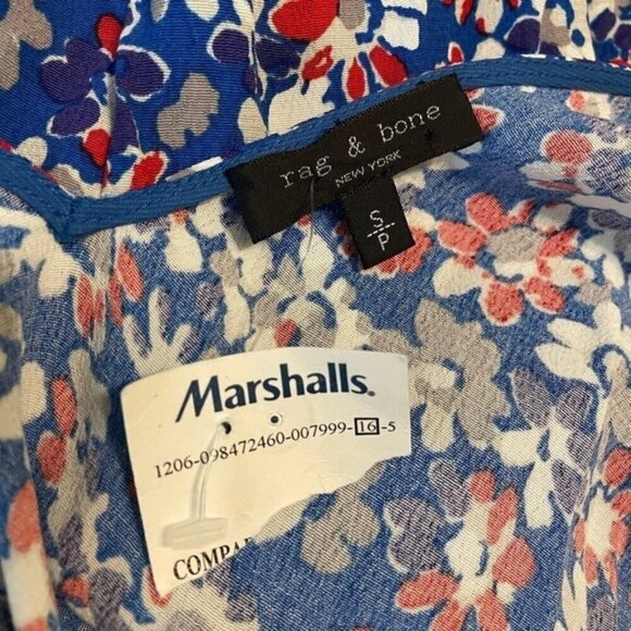 Rag & Bone Estelle Dress Floral Small - Picture 7 of 9